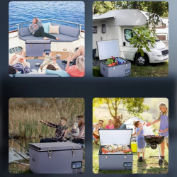 12V 24V Vehicle Cigarette Lighter Single Zone Car Fridge Large Capacity 115L Portable Outdoor Car Refrigerator Freezer