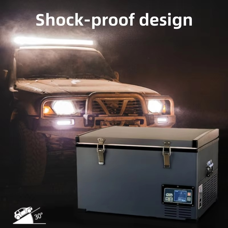 12V 24V Vehicle Cigarette Lighter Single Zone Car Fridge Large Capacity 115L Portable Outdoor Car Refrigerator Freezer