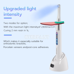 ETERFANT Woodpecker DTE Style Dental iLed Max 1 Second Curing Light LED Curing Lamp 2500 MW/CM