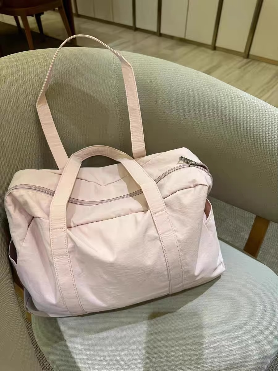 Large Capaci Nylon Tote Bag Lightweight oulder Handbag Travel Commuting Bag Artistic Sle Single oulder Bag for Teens