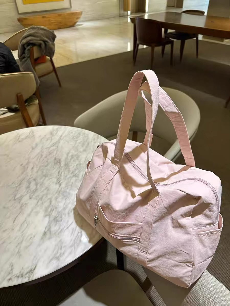 Large Capaci Nylon Tote Bag Lightweight oulder Handbag Travel Commuting Bag Artistic Sle Single oulder Bag for Teens