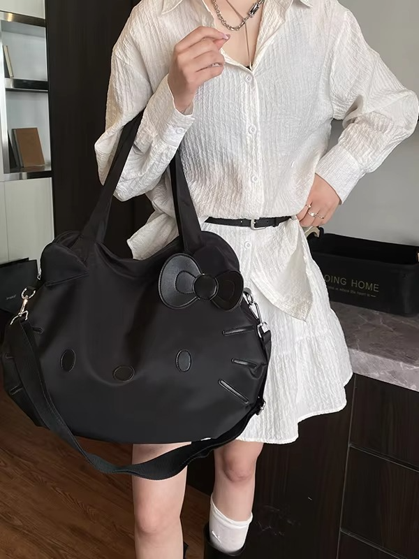 Lightweight Travel Handbag Women's Large Capaci Fitn Bag Easy Carry Nylon Material Korean Sle Leisure Scene Bapa