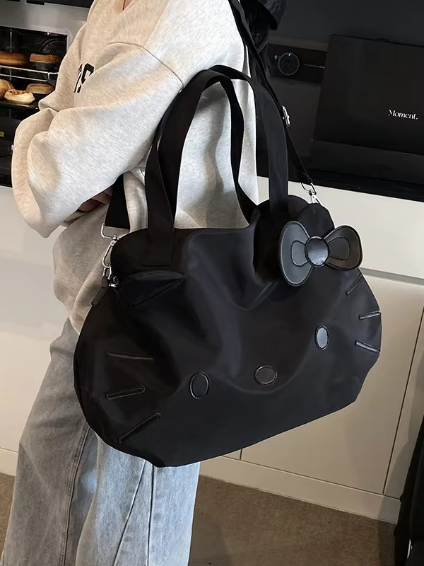 Lightweight Travel Handbag Women's Large Capaci Fitn Bag Easy Carry Nylon Material Korean Sle Leisure Scene Bapa