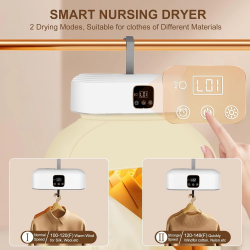 Portable Clothes Dryer - Upgraded 2.0 Portable Dryer for Apartment, RV, Travel- Easy to Use Dryer with Dryer Bag for Underwear,