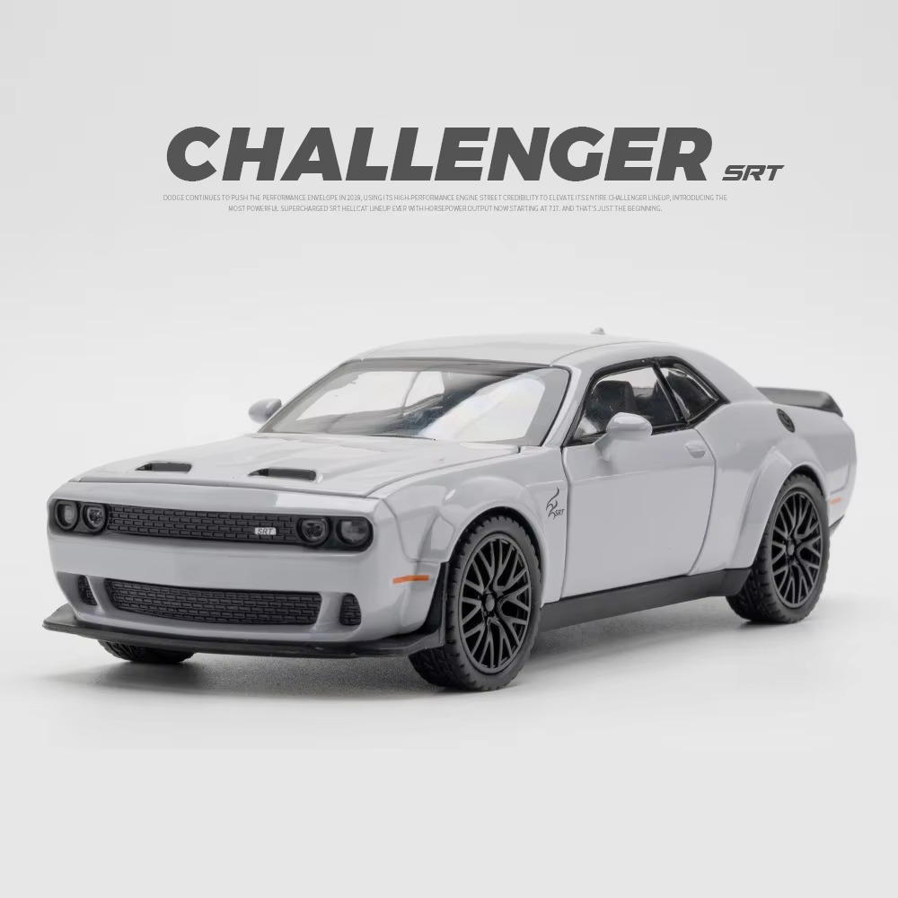 1:32 Simulation Challenger Hellcat SRT Red Eye Classics Alloy Cars Toy Diecasts Vehicles Metal Model Car Decoration Kid Gift Boy