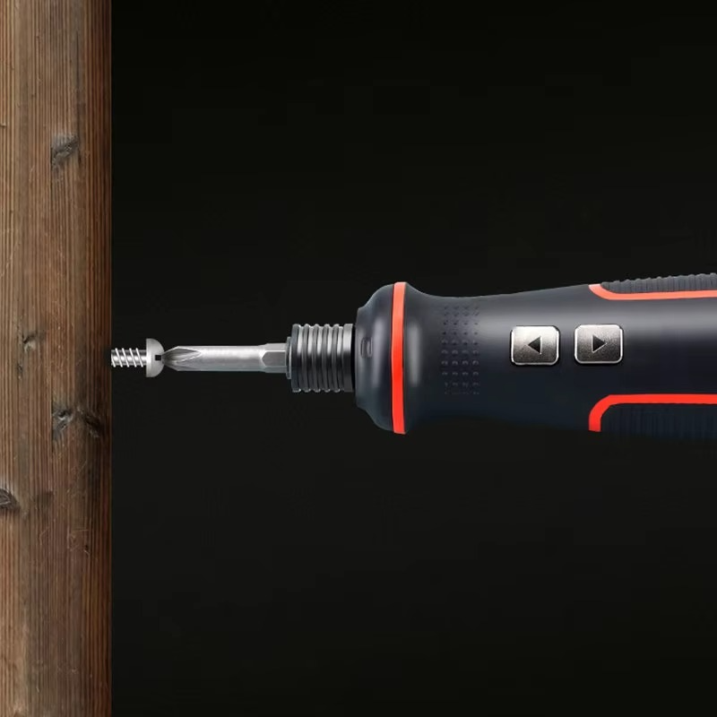 Cordless Electric Screwdriver With LED Work Light Rechargeable Multifunctional Mini Screwdriver Set Speed Control