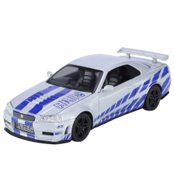 Scale 1:32 KNSG Jesko Car Model Toy Alloy Body Rubber Tires Diecast Supercar Models Doors Opened Sound Light Kids Toys Gifts