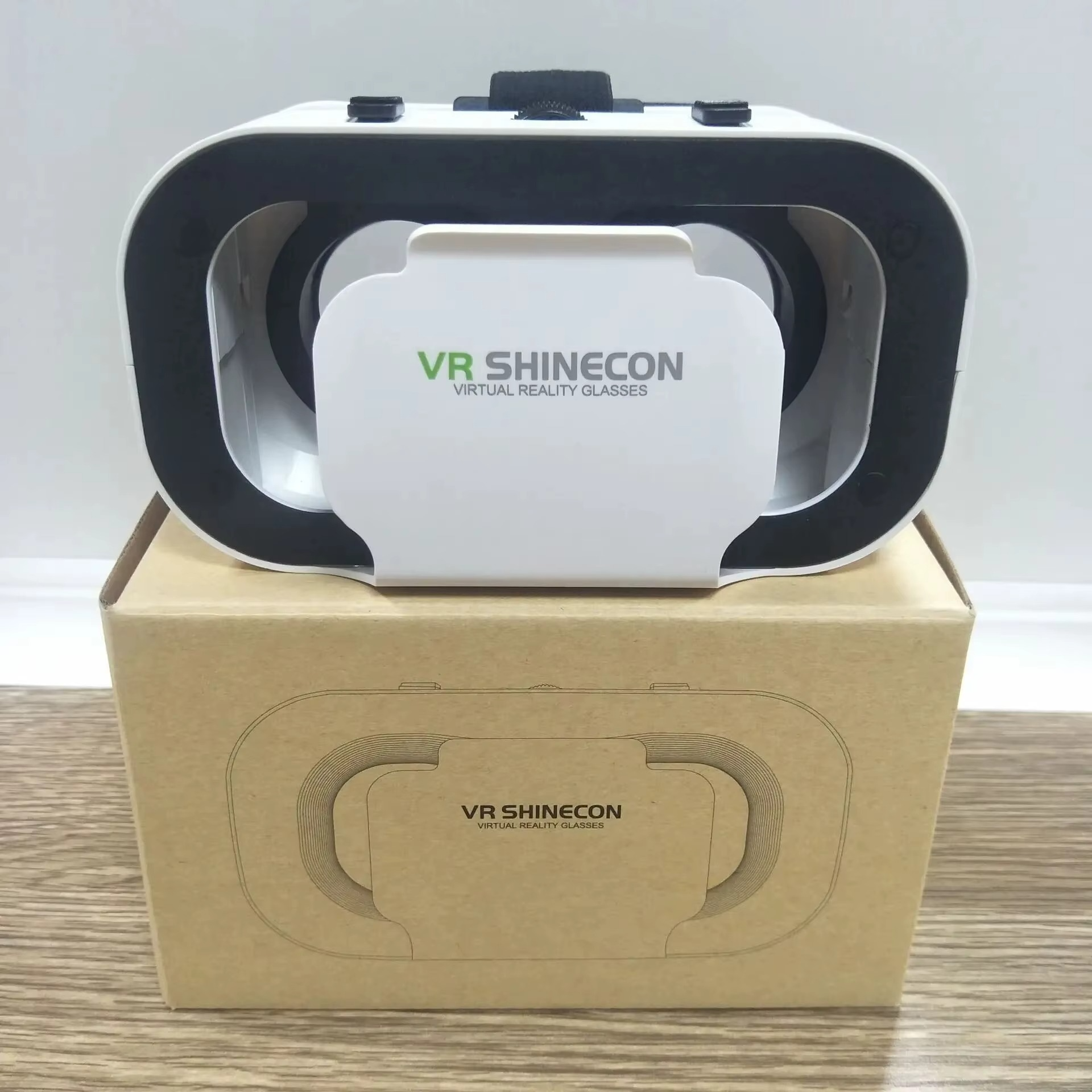 G05 3D VR SHINECON Glasses Headset Headmounted Virtual Reality Adjustable VR Glasses for 4.76inches Android Smart Phones