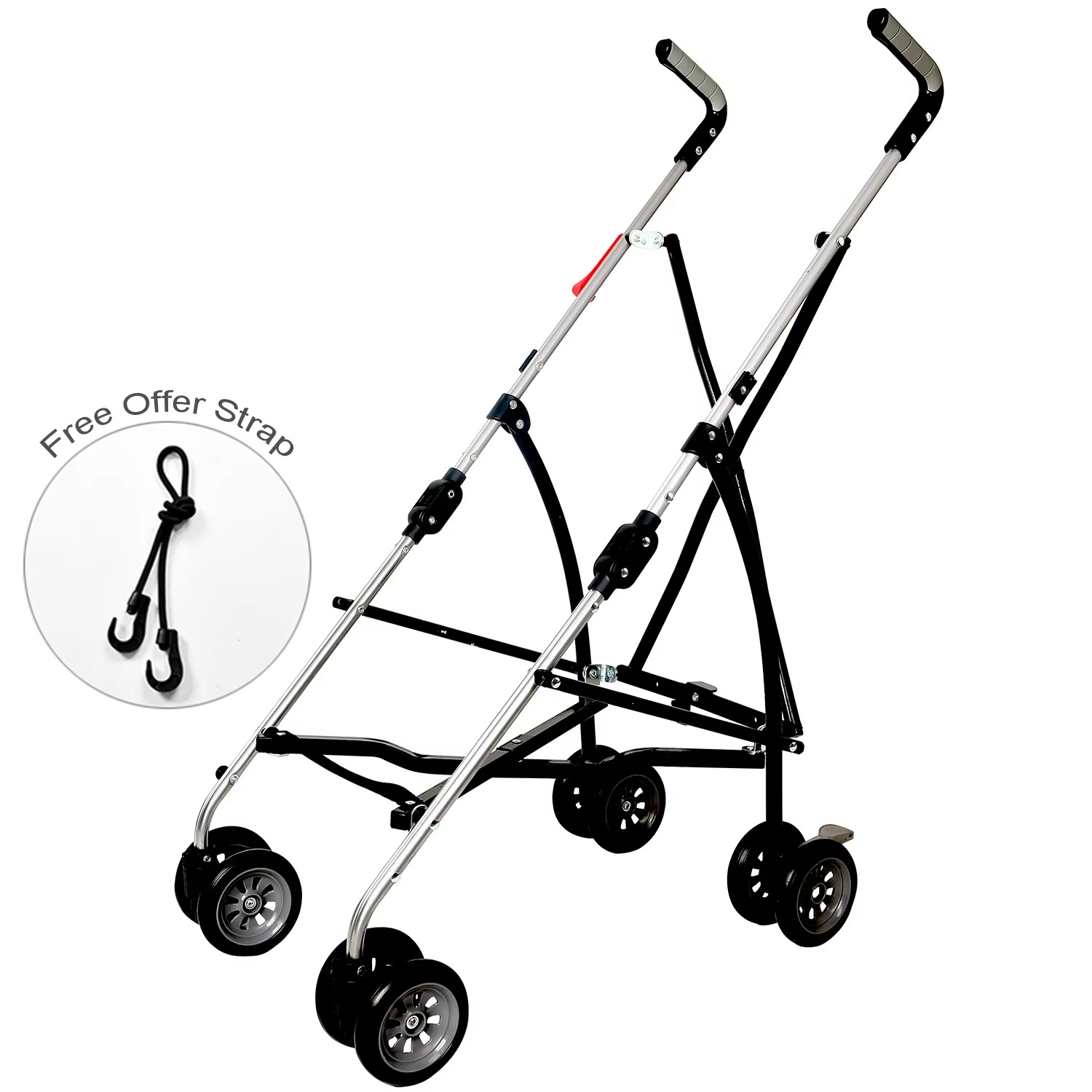 Russia Free Ship Pet Stroller Frame Carry Dog Cat Bag Foldable Simple Lightweight Travel Transport Multifunction Trolley