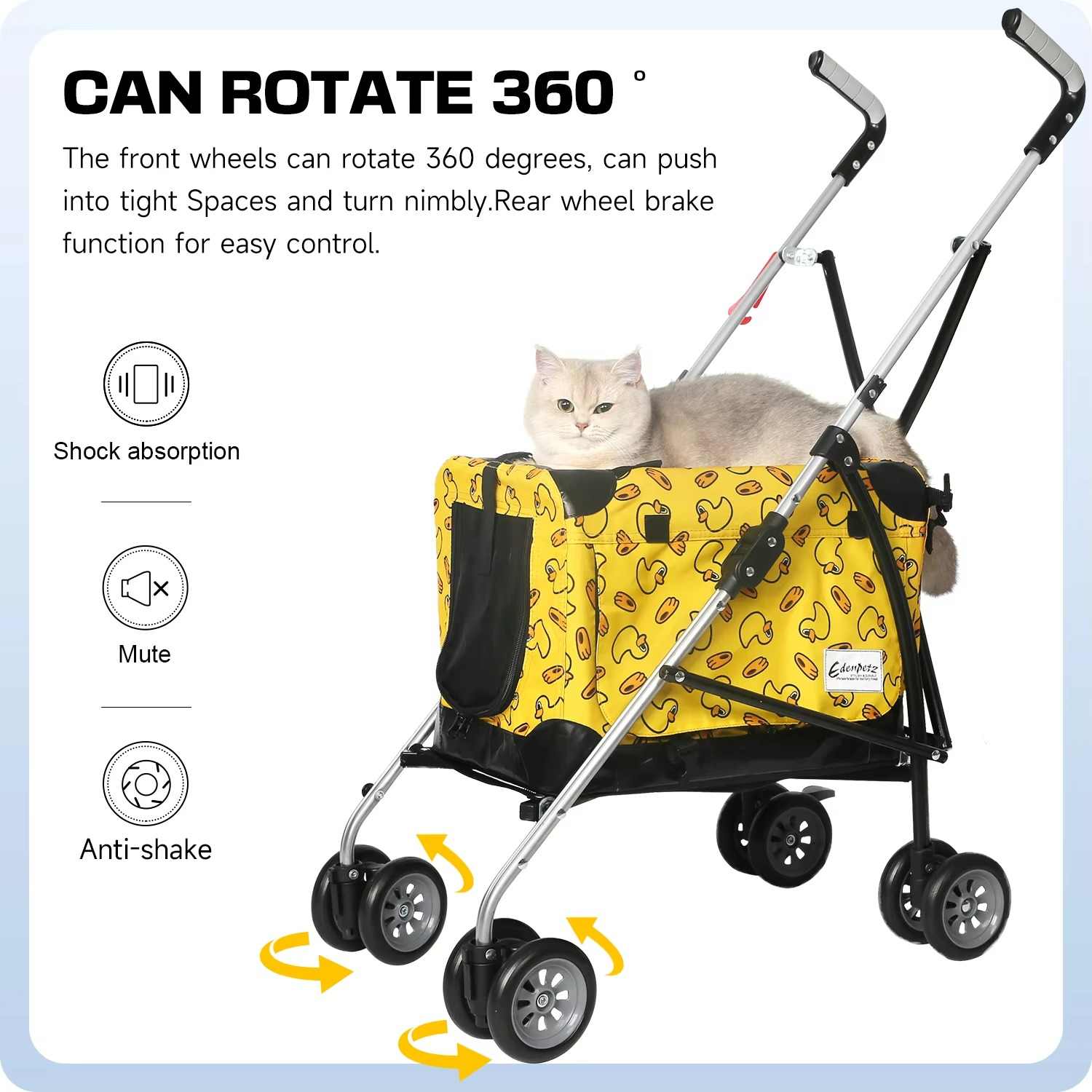 Russia Free Ship Pet Stroller Frame Carry Dog Cat Bag Foldable Simple Lightweight Travel Transport Multifunction Trolley