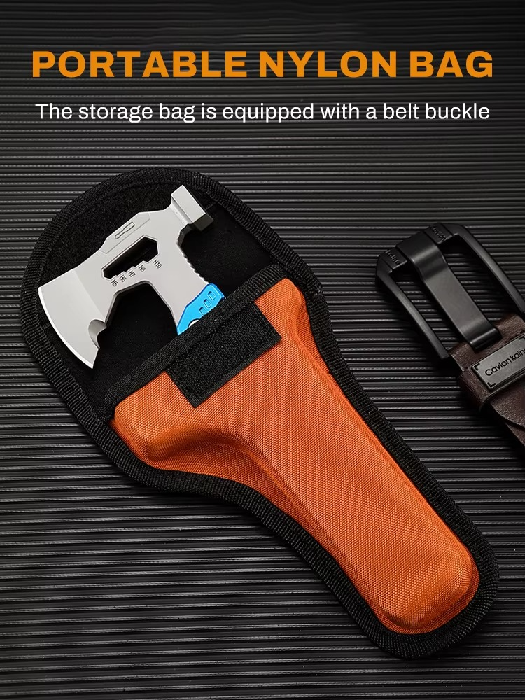 Multi-purpose outdoor axe hammer pliers, broken window escape hammer, outdoor camping Portable Folding Pliers Combination Hammer