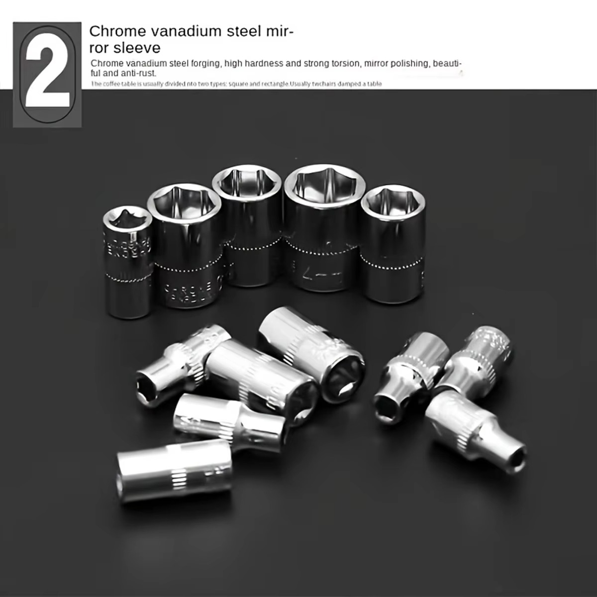 46pcs Car Repair Tool Kit 1/4-Inch Socket Set Car Repair Tool Ratchet Torque Wrench Combo Auto Repairing Set Mechanic Tool