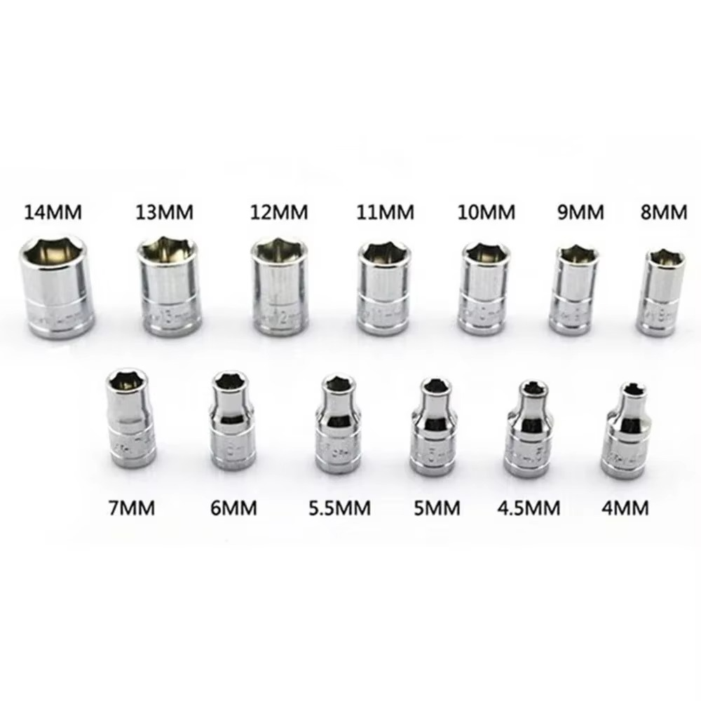 46pcs Mechanics Hand Tool Set Kit 6-Point Socket Ratchet Wrench Set Household Auto Car Repair Tool with Case