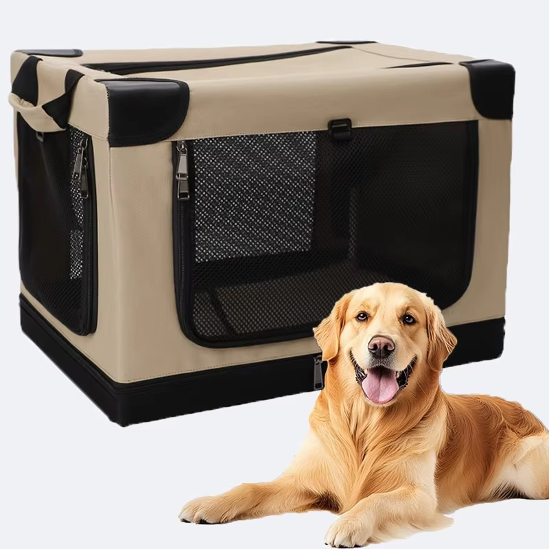 Foldable Pet Dog Playpen Portable Crate For Puppies Cat Kennel Tent For Indoor Outdoor Travel Camping Use With Carrying Case