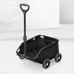 Foldable Pet Vehicle Small Pet Stroller 4 Wheels Travel Cat Cart Rolling Cat Carrier Dog Carriage Suitable for Kittens Puppies