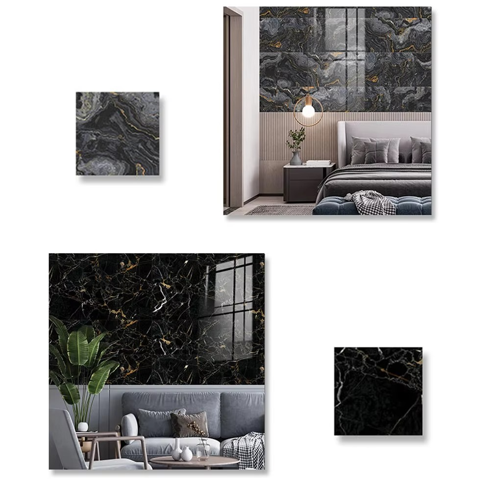 24pcs 3D Faux Stone Peel and Stick Wall Panel Self Adhesive Kitchen Tile Backsplash 3D Wall Sticker Tile Sticker 30cm x 30 cm
