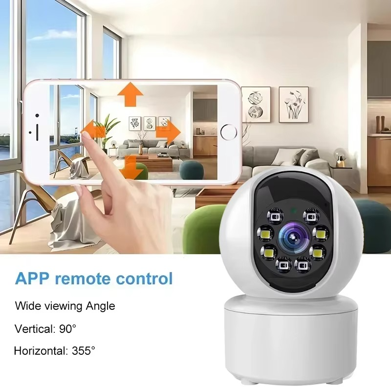 Xiaomi WiFi Home Security Camera 4K Dual Screen Baby Monitor AI Human Detection Night Vision 2-way Audio Surveillance Monitor