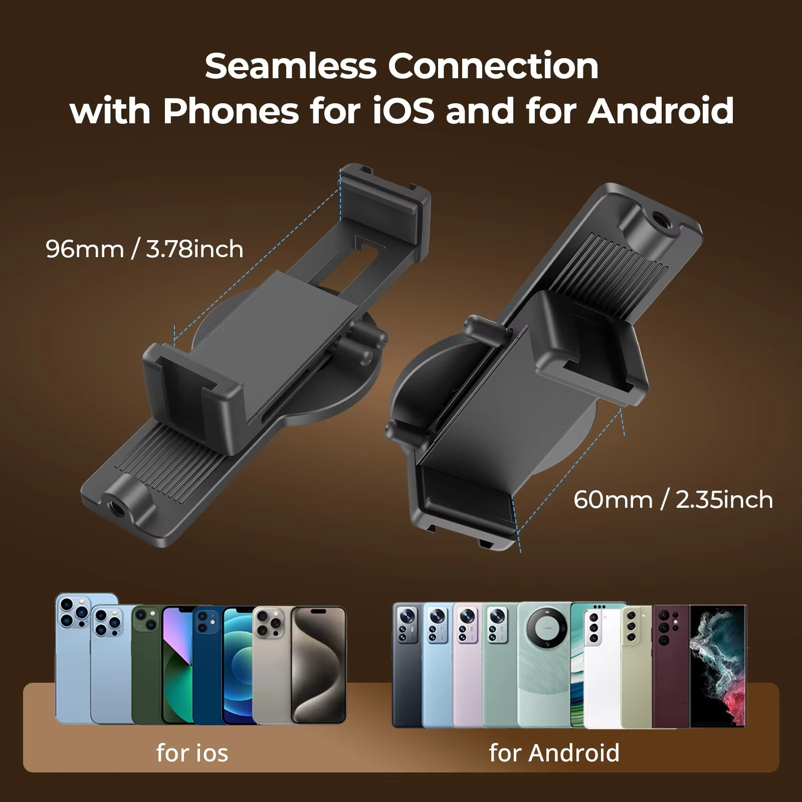 SmallRig Wireless Video Monitor for Phone Vlog Kit with Remote Control 1500mAh Battery for iPhone & Android Mobile Phone 4851