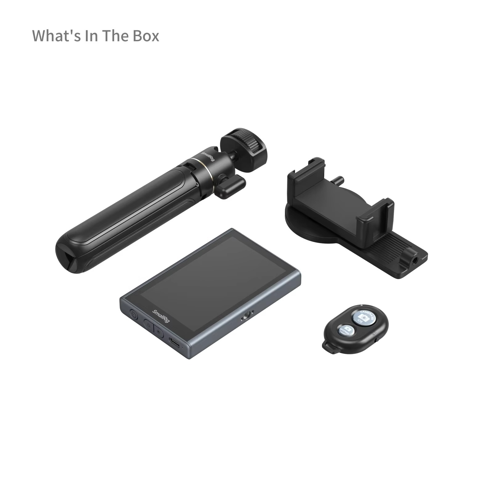 SmallRig Wireless Video Monitor for Phone Vlog Kit with Remote Control 1500mAh Battery for iPhone & Android Mobile Phone 4851