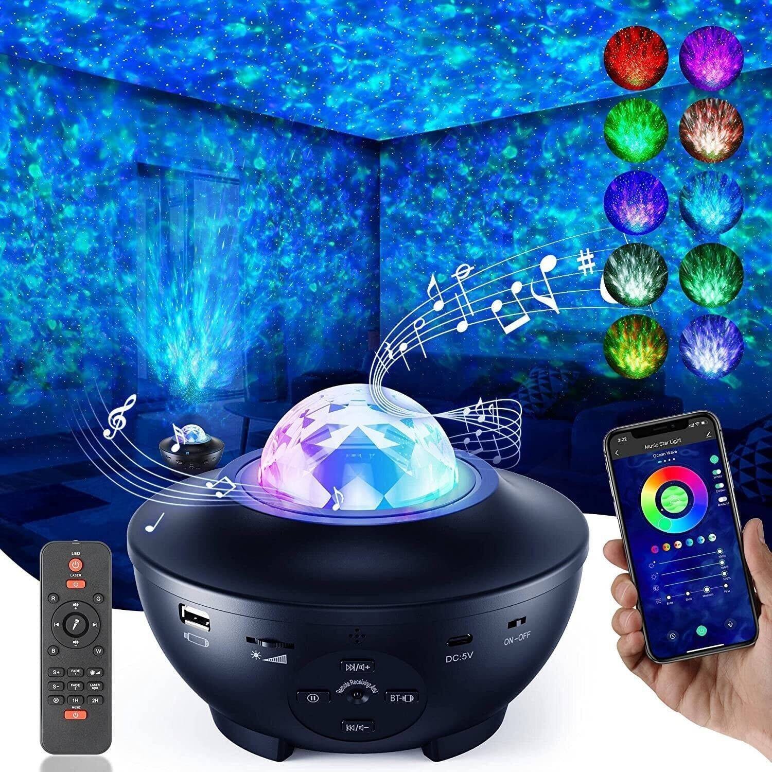LED Galaxy Star Projector