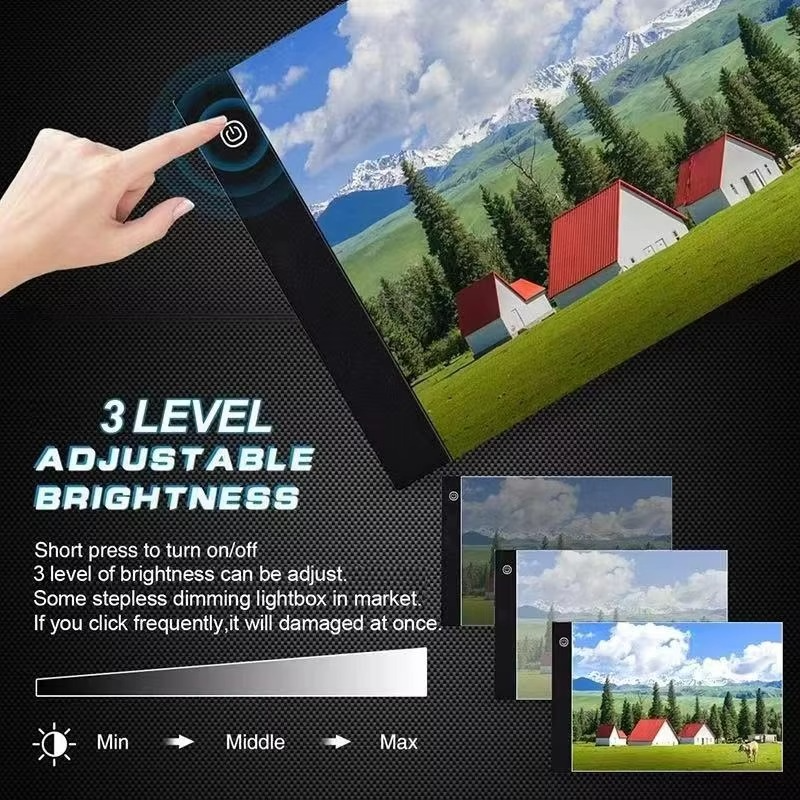 A5 Led Sketching Copying Drawing Board Transparent Light Board Diy Painting Board