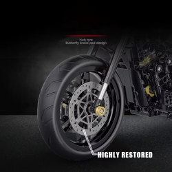 538Pcs Classic Motorbike Building Model Blocks Moto Road Racer Bricks Christmas Gifts Toys for Kid Boys Children Adult Technical