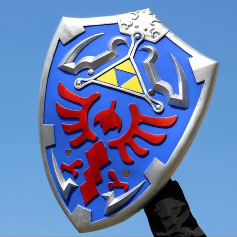 1:1 Game Anime Skyward Sword Shield Link Weapon Cosplay Sword Kids Gift Role Play Gift 80cm Rubber Unsharpened
