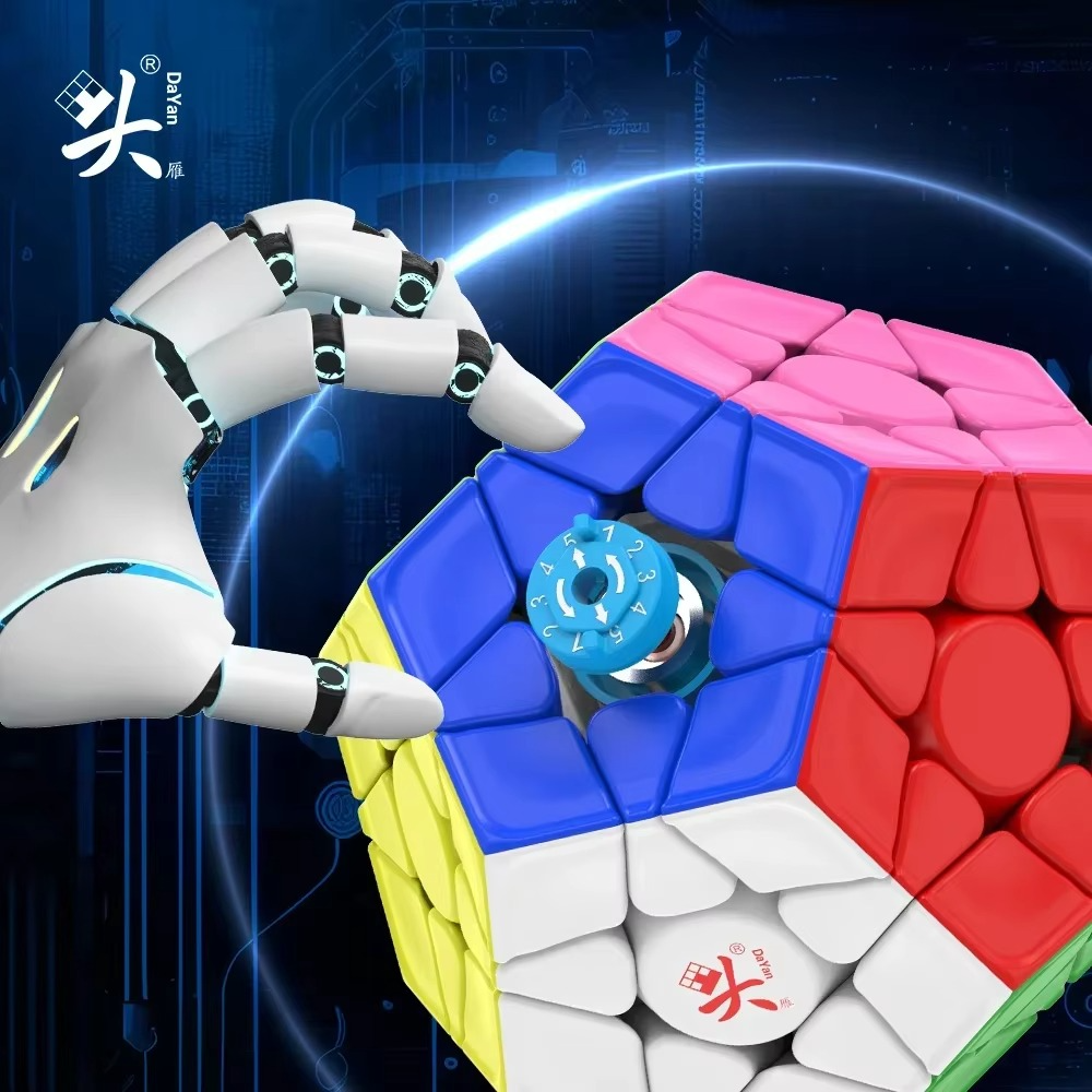 [Picube] DaYan Megaminx V2 M 12 Sides Magnetic Cube Stickerless Professional Fidget Toys DAYAN Megaminx V2M Cubo Magico Puzzle