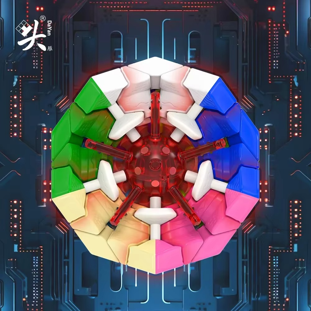 [Picube] DaYan Megaminx V2 M 12 Sides Magnetic Cube Stickerless Professional Fidget Toys DAYAN Megaminx V2M Cubo Magico Puzzle