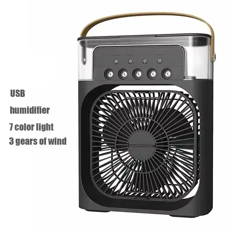 New 3 In 1 Fan AIr Conditioner Household Mini Air Cooler LED Night Light
