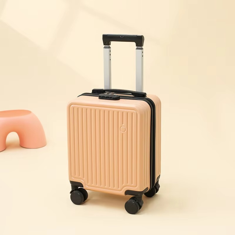 2025 New Style Luggage 14-Inch Fashionable Lightweight Boarding with Water Cup Holder Mobile Phone Holder Large Capacity Luggage