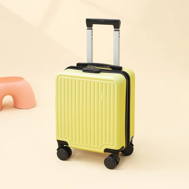 2025 New Style Luggage 14-Inch Fashionable Lightweight Boarding with Water Cup Holder Mobile Phone Holder Large Capacity Luggage