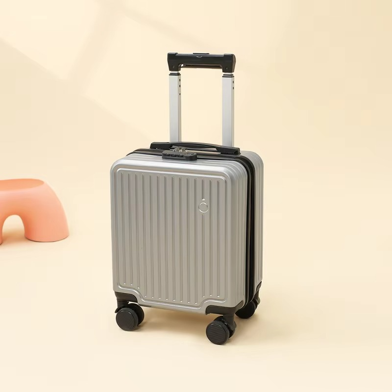 2025 New Style Luggage 14-Inch Fashionable Lightweight Boarding with Water Cup Holder Mobile Phone Holder Large Capacity Luggage