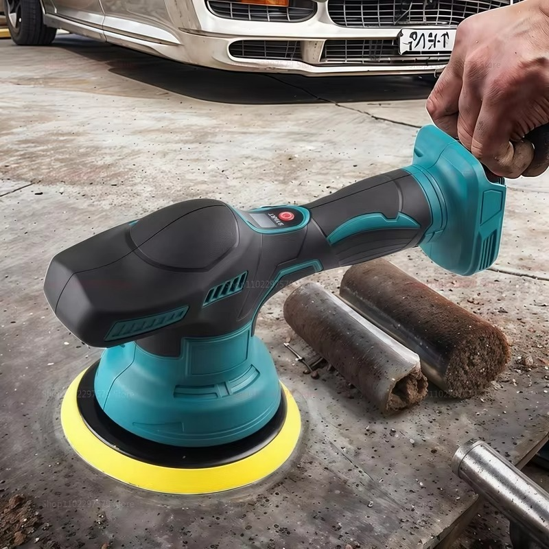 New Cordless Car Polisher 8 Gears Adjustable Auto Electric Waxing Sanding Sealing Glaze Tool Fit Makita 18V Battery