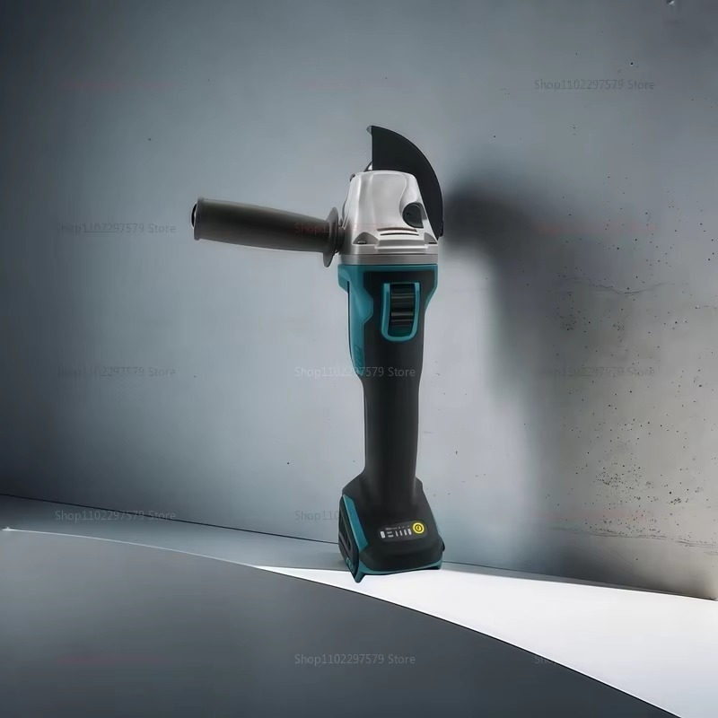 Cordless Brushless Electric Angle Grinder 18V rechargeable power tool for DIY woodworking metal cutting with battery portable
