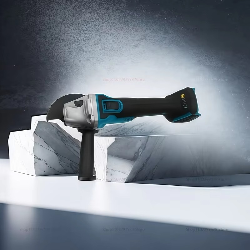 Cordless Brushless Electric Angle Grinder 18V rechargeable power tool for DIY woodworking metal cutting with battery portable