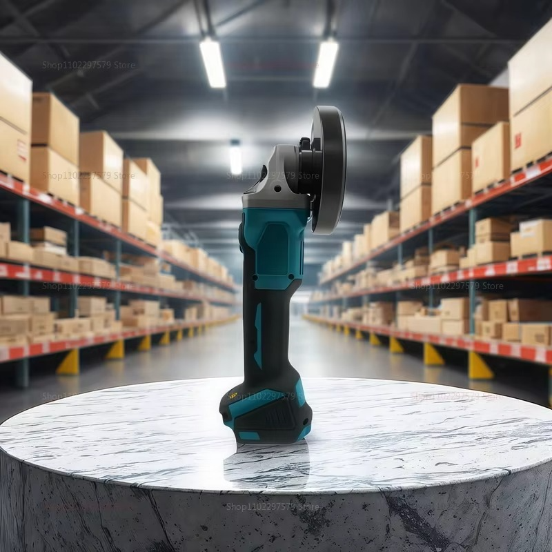 Cordless Brushless Electric Angle Grinder 18V rechargeable power tool for DIY woodworking metal cutting with battery portable