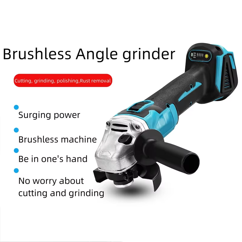 125mm Brushless Angle Grinder Li-ion Battery Cordless Cutting Polishing Grinding For Makita 18V Battery