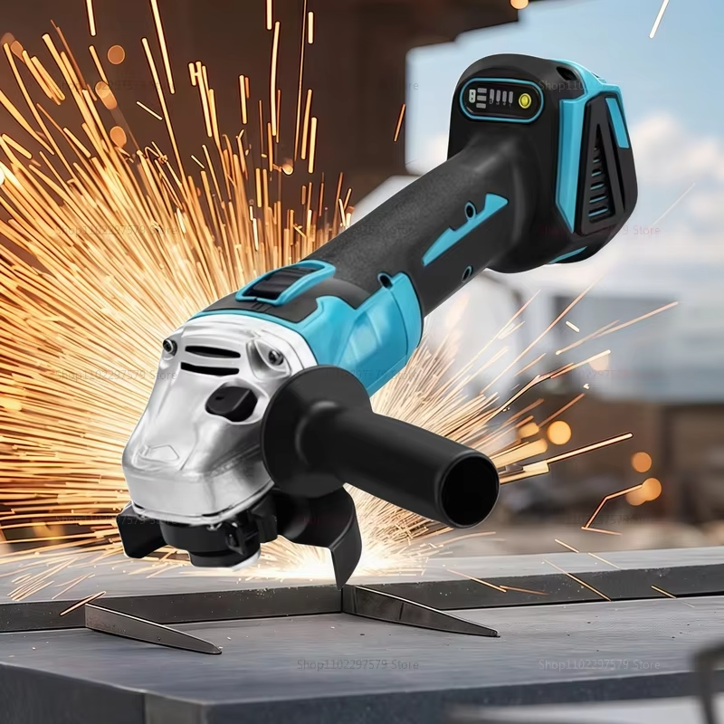 125mm Brushless Angle Grinder Li-ion Battery Cordless Cutting Polishing Grinding For Makita 18V Battery