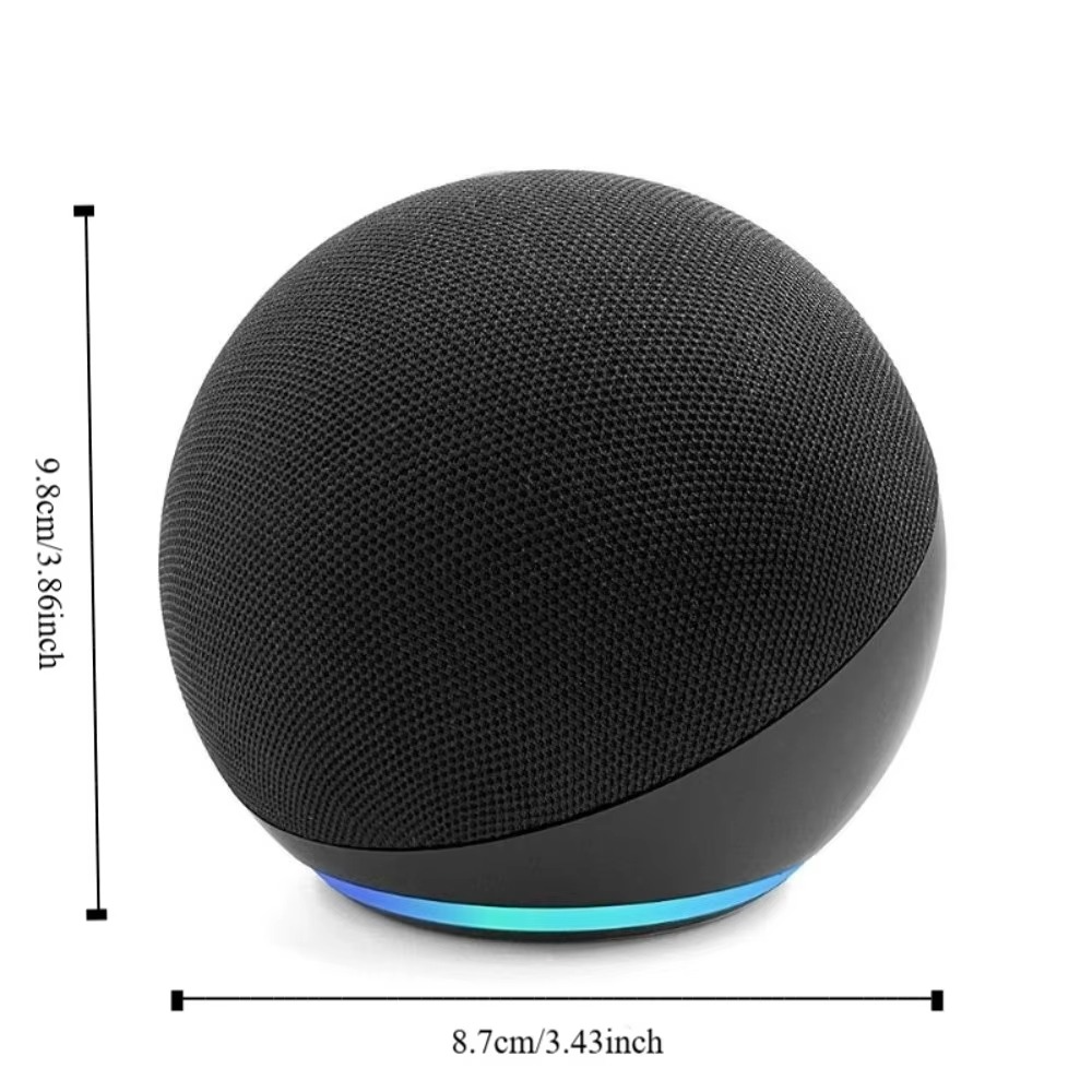 Subwoofer Wireless Bluetooth Speaker Card-insertion Card Spherical Smart Bluetooth Speaker Multi-color Waterproof