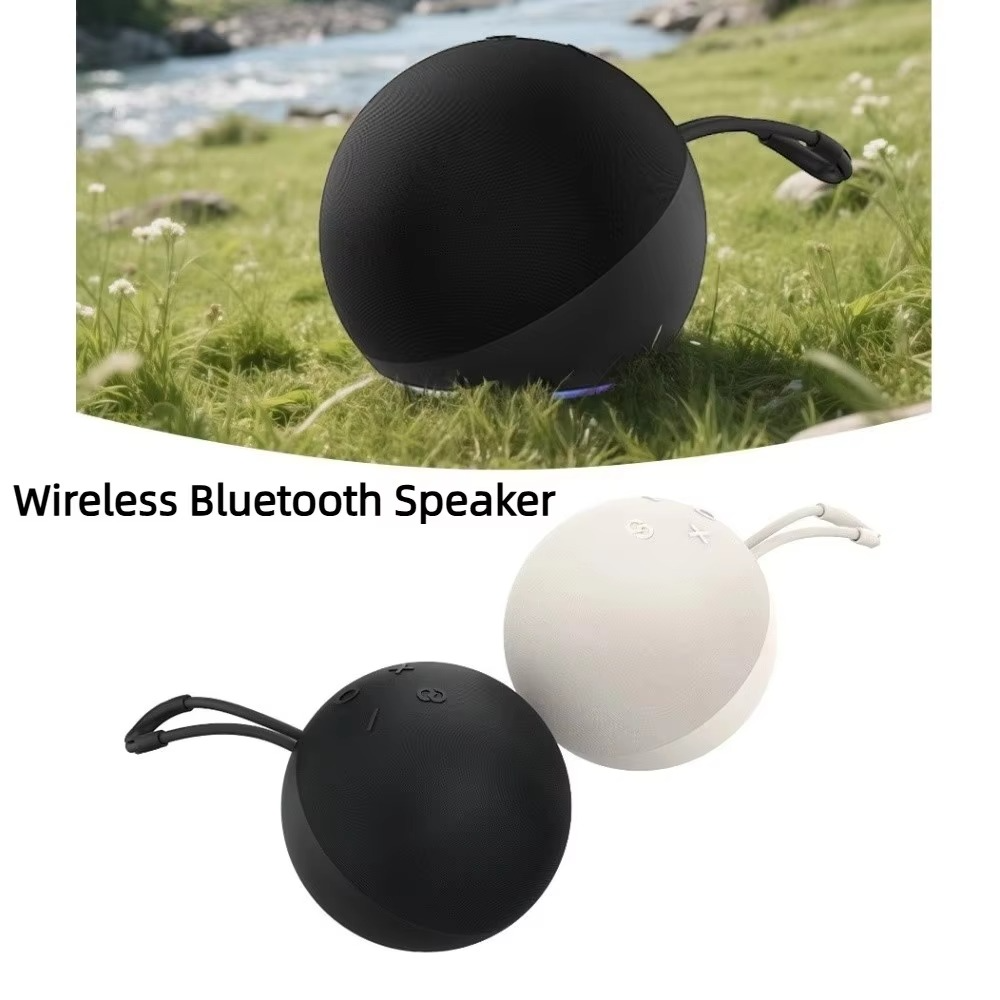 Subwoofer Wireless Bluetooth Speaker Card-insertion Card Spherical Smart Bluetooth Speaker Multi-color Waterproof