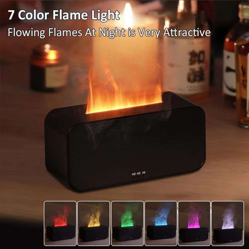 Air Aroma Humidifier Diffuser Essential Oils Humidifiers Mini Flame