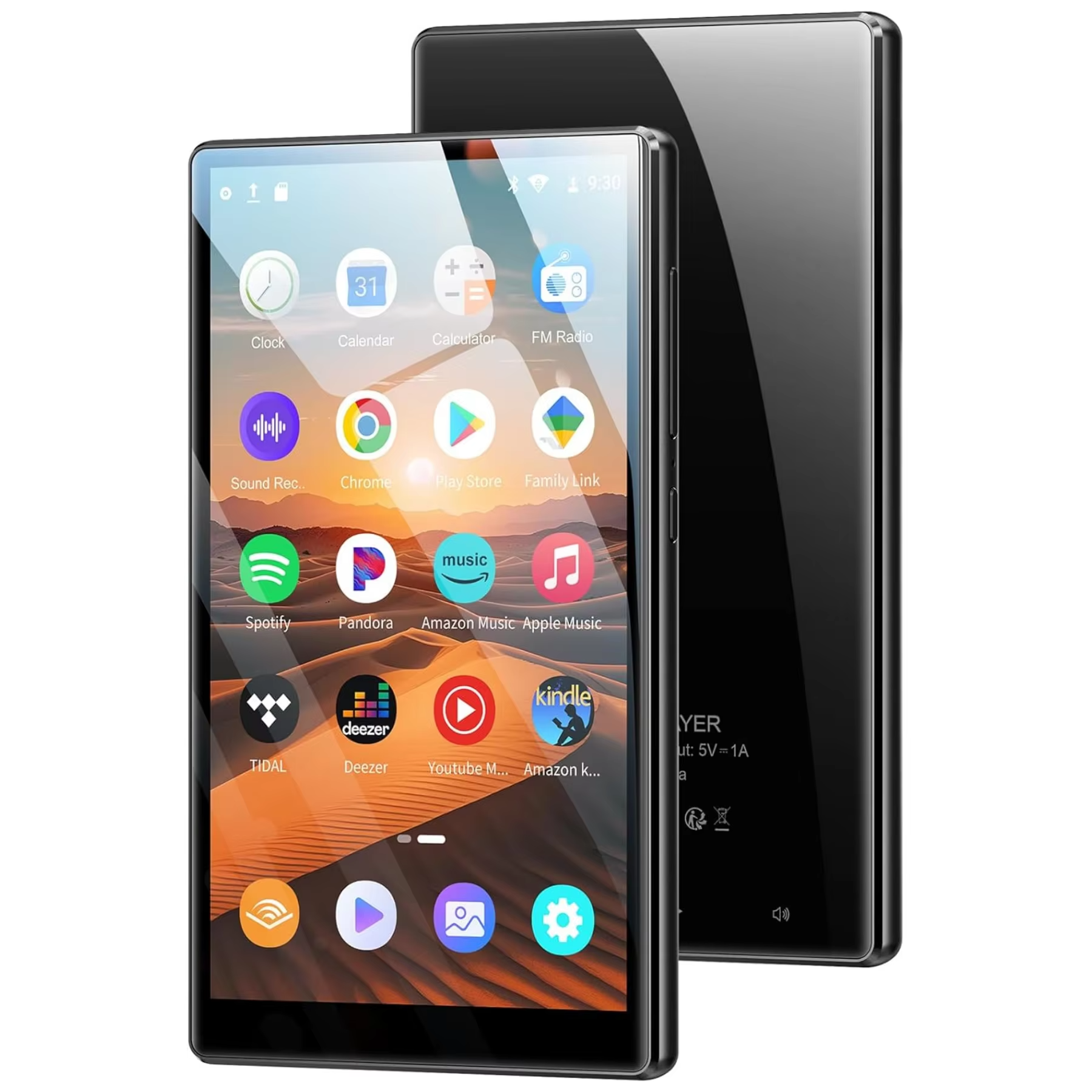 1080P Android 13.0 4.7-inch 96GB (64GB+32GB) MP3/MP4 player with Bluetooth and WiFi, up to 1TB178.12