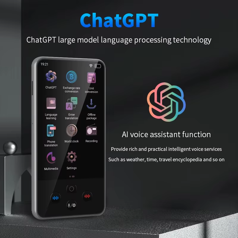 Portable Translator S85 Pro WiFi 138 Language Online Offline Smart Recording Translate ChatGPT Voice Photo Group Translation