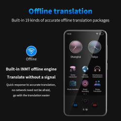Portable Translator S85 Pro WiFi 138 Language Online Offline Smart Recording Translate ChatGPT Voice Photo Group Translation