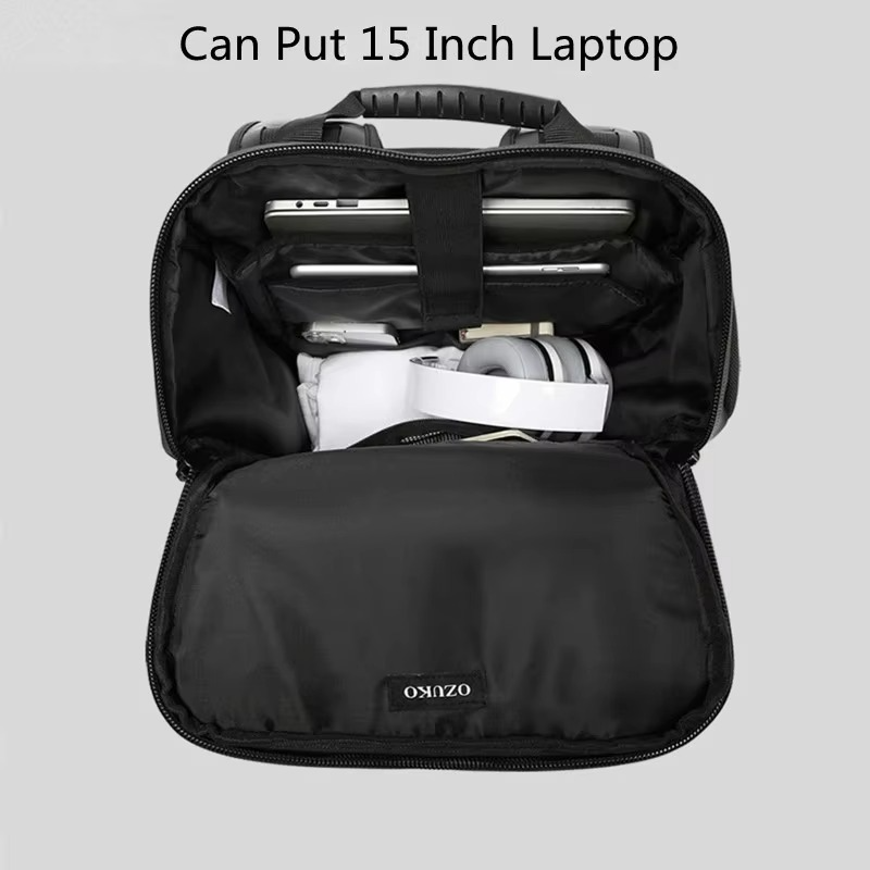 Ozuko 48x27x18 Cabin backpack Men s Multifunctional waterproof Outdoor Cycling Backpack Tactical Camouflage 15 Inch Laptop