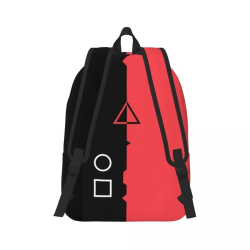 Calamari Games Geometry For Girls Boys Large Capacity Student Backpack Lightweight waterproof Backpack