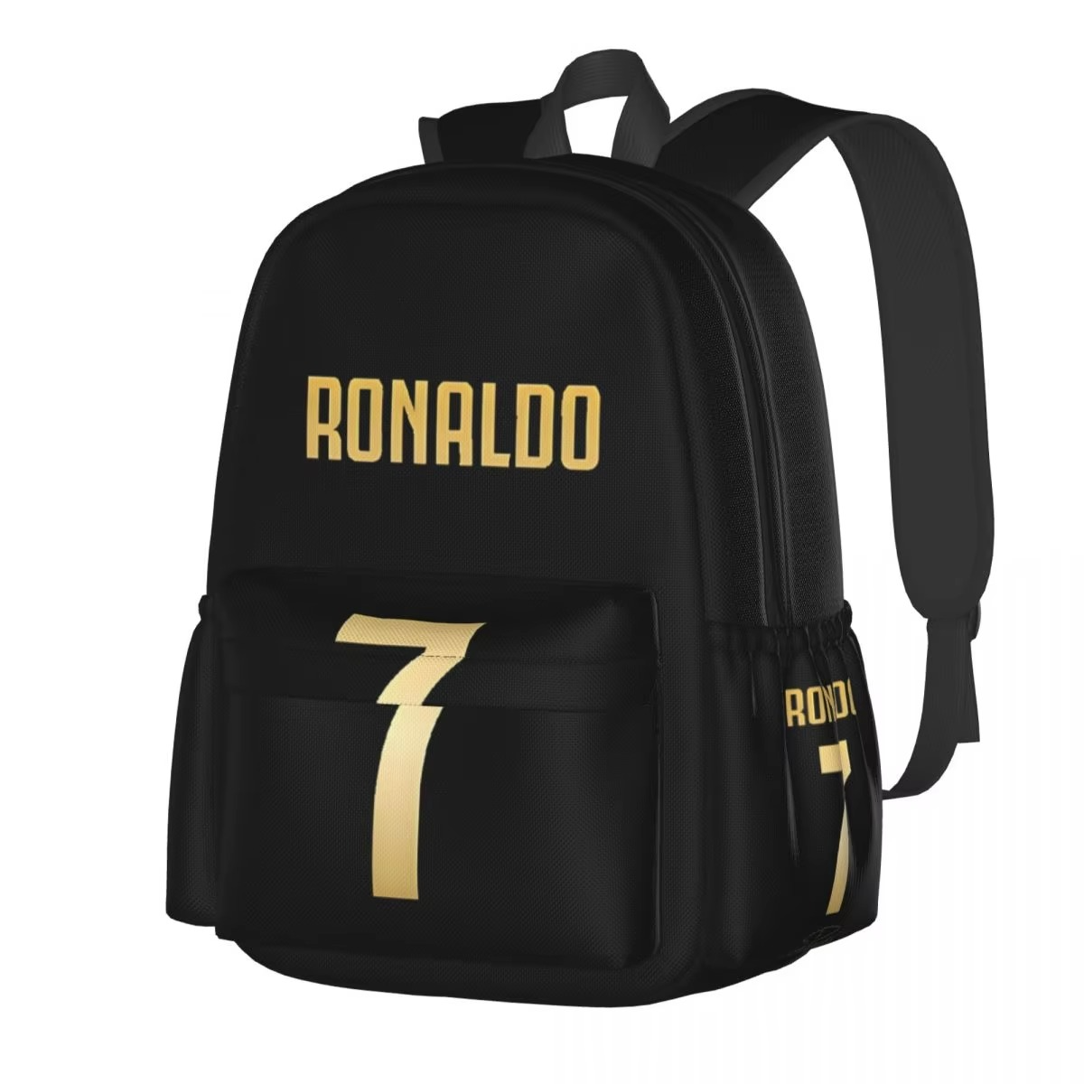 Cristiano Ronaldo CR7 New Fashion High Capacity Waterproof College Backpack Trendy Laptop Travel Book Bag