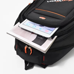 Large Capacity Backpack, Men's And Women's Student Computer BagMulti Pocket Waterproof And Wear-resistant Commuting Backpack