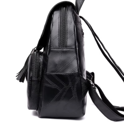 Women Backpack School Bag Classic Black Waterproof Travel Shoulder Bag Multi-function Backpack Women